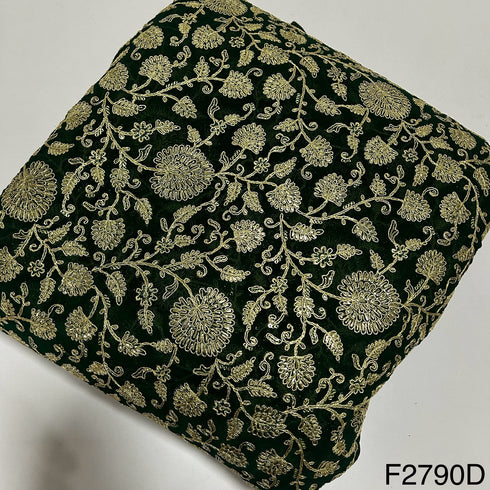 Zari Sequins Georgette Fabric-F2790